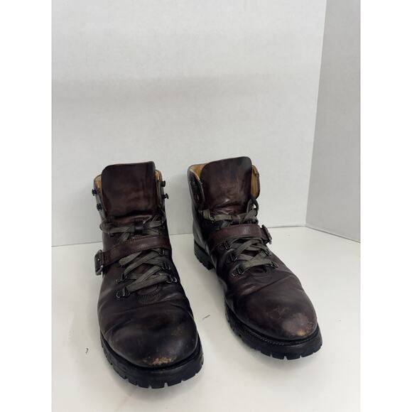 Berluti Brunico Leather Boots Mens 11 1/2 Vintage Boots Show Wear and Patina main image 6